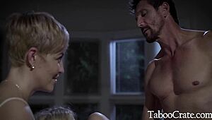 Teen Fucked By Best Friend's Parents At Family Holiday. Old Couple Enjoys Young Ass And Oral.