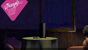 Wow, getting some at the triangle club!