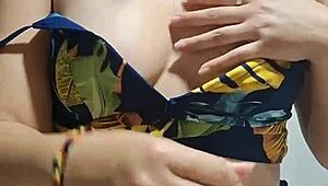 stepsister sucks monster cock and drains cumshot in homemade blowjob