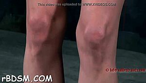 Playing sadomasochism game with femdom ball licking