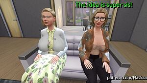 Futanari family members engage in hardcore sex