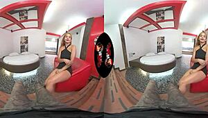 Pierced nipple babe indulges in reality sex addiction in immersive 5k vr pov experience