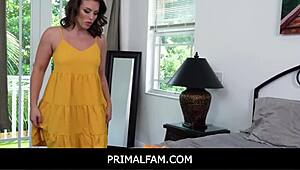 stepmom mandy waters catches stepsiblings having sex