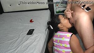 my little stepnephew makes me suck his cock