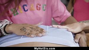 my stepsisters are so horny, they ride me deep every time