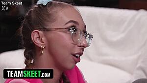 My Step-Granddaughter Acted Like a Slut, So I Fucked Her Hard!