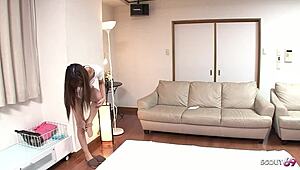 Petite 18+ Asian Teen Seduces Masseur for Creampie Fuck