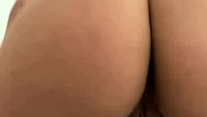 hot naked girl dances funk with plug stuck in her ass