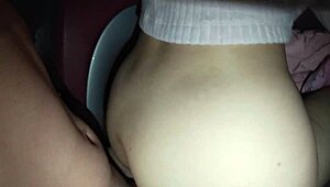 amateur teen doggyfucks in front of truck driver outdoors