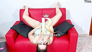 Solo Warm-Up With Huge Natural Tits And Toys In Panties