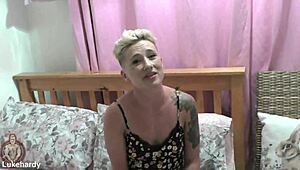 Whoa, wanna see this amateur tight pussy get totally wrecked in her first scene?