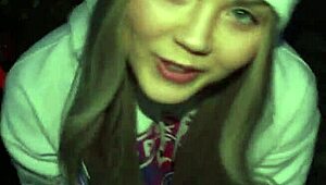 found a hot teen 18+ on the street for wild blowjob fun