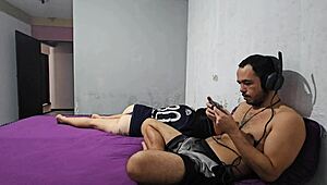 my husband cucks me for game, so i fuck his best friend in front 😏