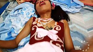 Annoying tiny 18+ cockroach covered in my cum!