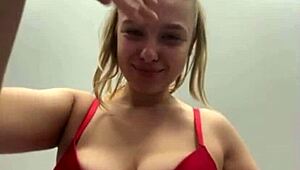 Teen masturbates with monster cock in outdoor public webcam hardcore fuck.