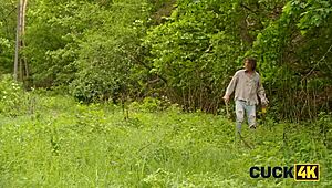 Cuck4K Brazil: Husband Watches Wife in Stockings Dominate on Desk