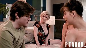 dee williams teaches stepson tyler and lilith anal in threesome