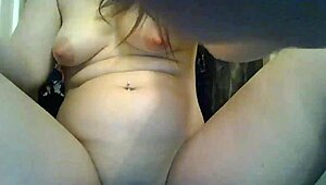 She Rams Her Wet Big Ass Pussy with Dildo on Webcam POV for Orgasm