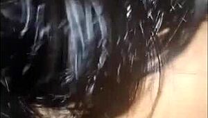 Indonesian babe rides hard in steamy college uniform hookup