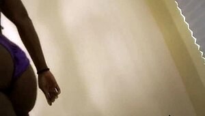 ebony amateur loving that doggystyle pounding with a big cock 😍