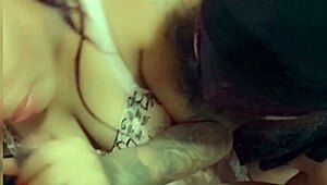 Old cuckold sucks lover's cock and drinks cum straight from the source