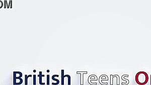 Damn! British redhead slams her tight cunt with a dildo hard!