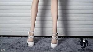 Automatic Glamour Girl With Silicone And Toys