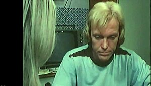 retro erotic scene in condominium with condom use