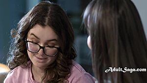 Step mom Lexi Luna, show Leana Lovings how lesbians do it!