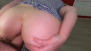 Stepmom Calls Stepson For Blowjob Help At Home