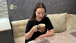 Russian homemade porn captures a couple's raw passion. The conversations add real plot!