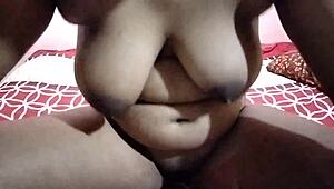 I made this pure original indian fucking video with my friend, her big tits bouncin