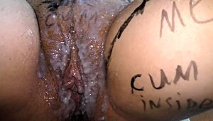 big boobed bbw wife enjoys vibrator orgasm under blindfold