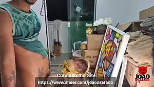 married milf blonde craves big cock for blowjob and creampie