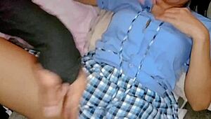 Step Uncle Creams Juicy Pussy Before School