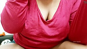 Asian Bhabhi's Natural Tits Ignite Passionate Desires