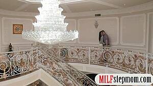 Stepmom and teen share horny boyfriend's cock!