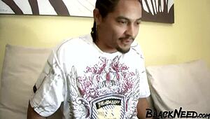 ebony amateur loving that doggystyle pounding with a big cock 😍