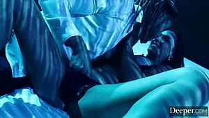 डीपर गॉर्जस सारा सबमिट्स टू डॉम विथ बिग कॉक