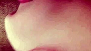 Redhead Karla Rose Performs Ball Licking in POV