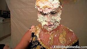 Two Blondes Get Wet And Messy