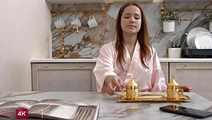 nicole murkovski gets morning dp right after breakfast yum 😍