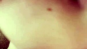 Redhead Karla Rose Performs Ball Licking in POV