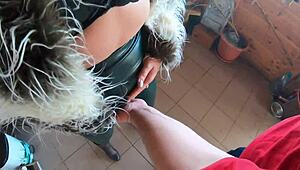 Feeling The Deep-Throat Cum Play With Leather And Fur Fetish