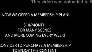 Lina Sun takes rough DP and swallows cum