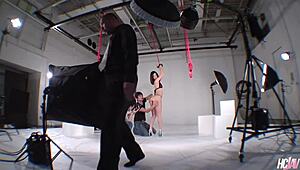 Kurara Makise begs for more as they fuck her hard