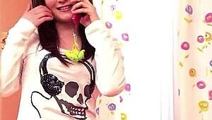 petite japanese step-sister caught, seduced to first blowjob! 😳