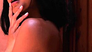 big ass asian milf rips clothes to display juicy boobs outdoors