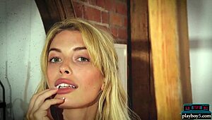 sexy canadian blonde katie jean solo softcore striptease