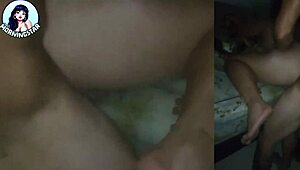 early morning scene with a woman on the bed edge